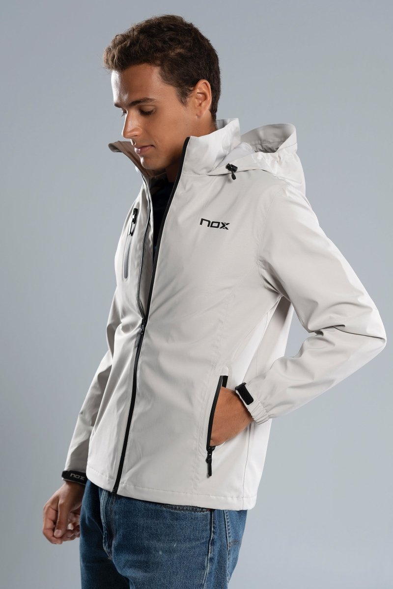 SOFTSHELL HOMBRE TEAM PALE GREY - NOXSoftshells