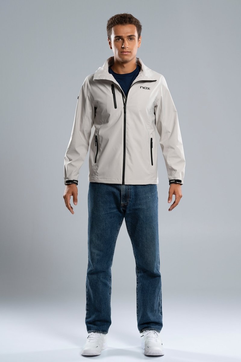 SOFTSHELL HOMBRE TEAM PALE GREY - NOXSoftshells