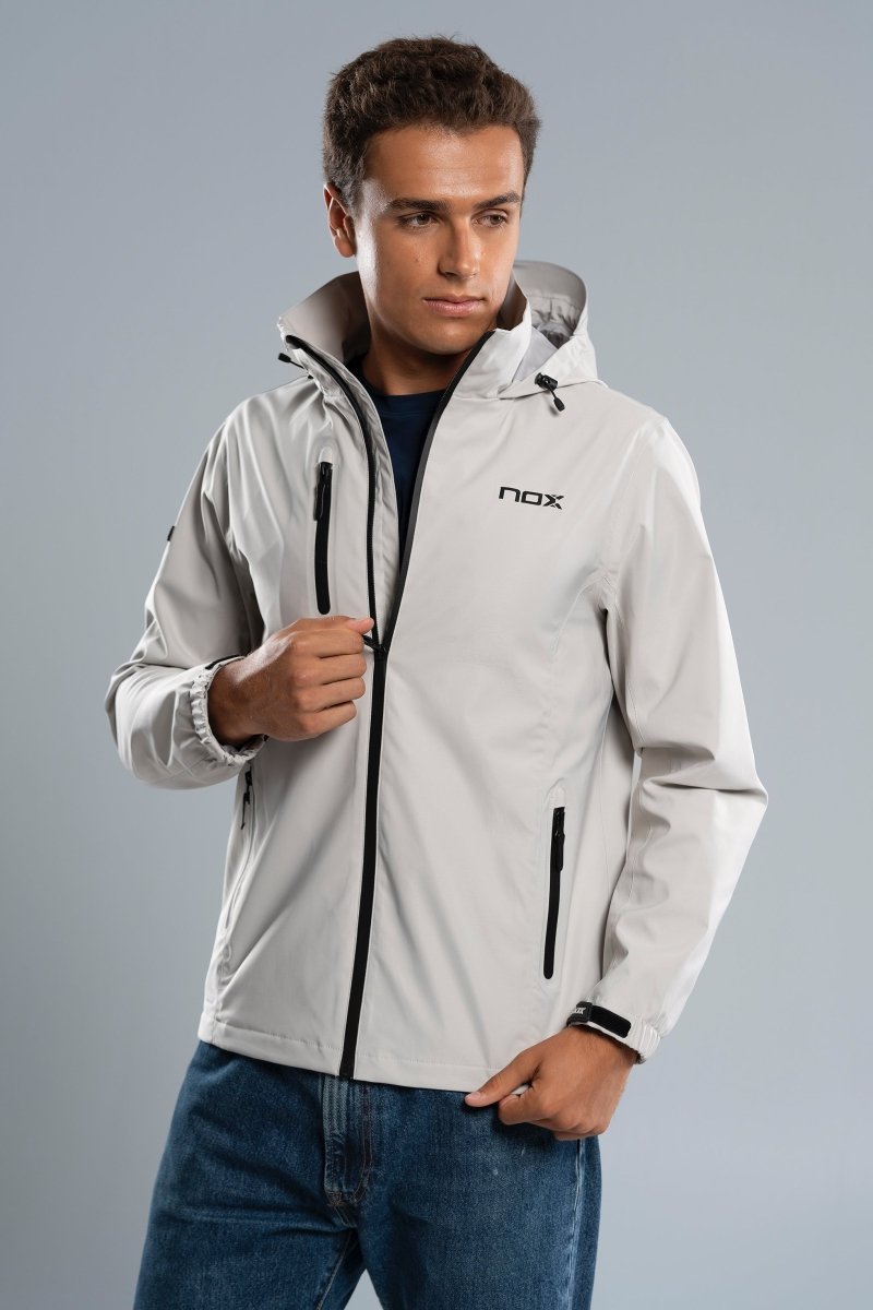 SOFTSHELL HOMBRE TEAM PALE GREY - NOXSoftshells