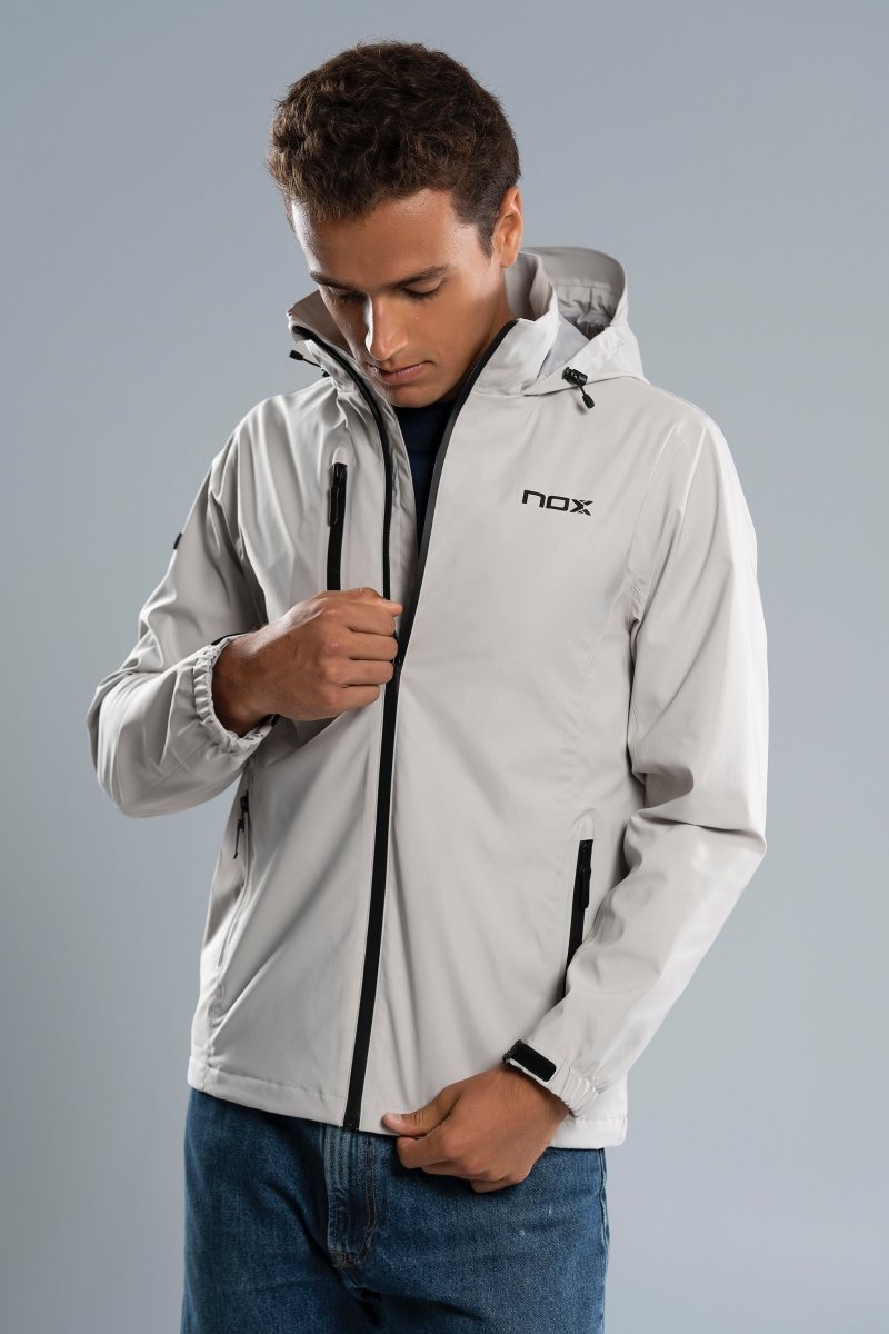 SOFTSHELL HOMBRE TEAM PALE GREY - NOXSoftshells