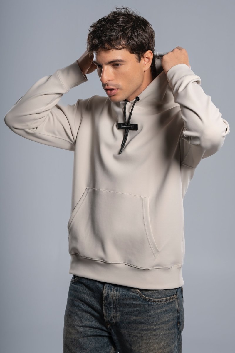 Sudadera STREET Oat Cream para hombre - NOXNewSudaderas