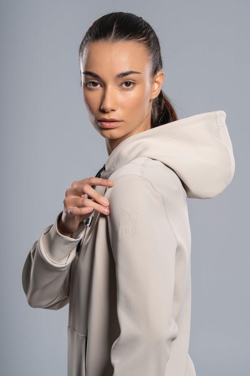 Sudadera STREET Oat Cream para mujer - NOXmujerSudaderas