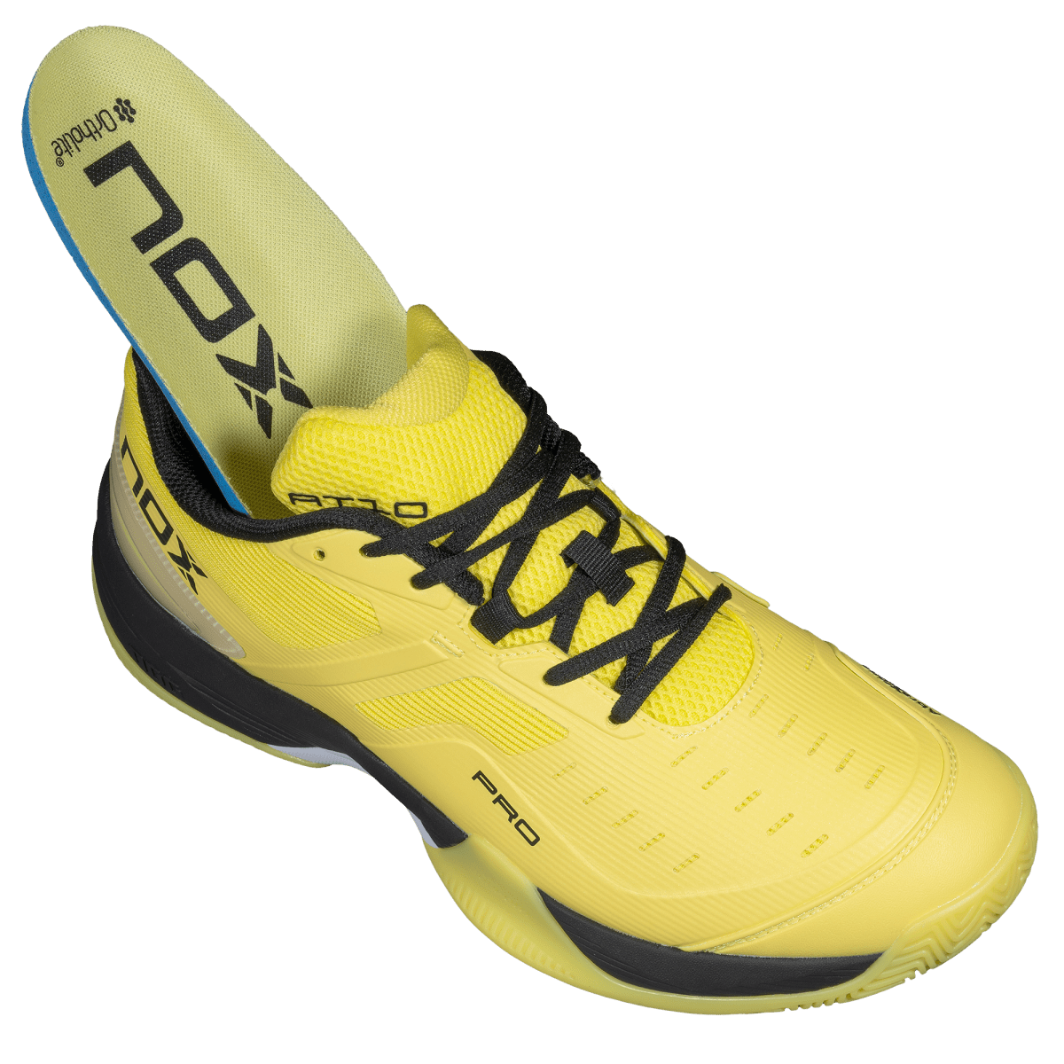Zapatillas de Pádel AT10 PRO Amarillo verano/Negro - NOX2026Zapatillas