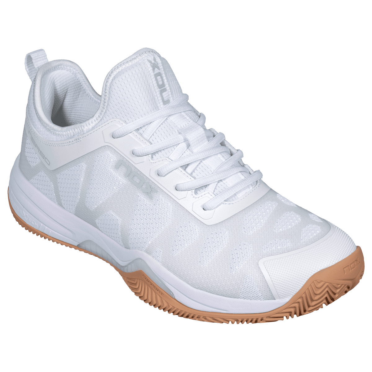 Zapatillas de Pádel NERBO Blanco/Suela Caramelo - NOX2026Zapatillas
