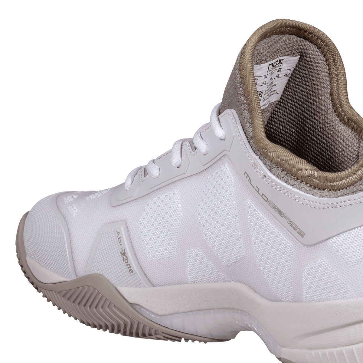 Zapatillas de Pádel NERBO Blanco/Verde Vetiver - NOXZapatillas