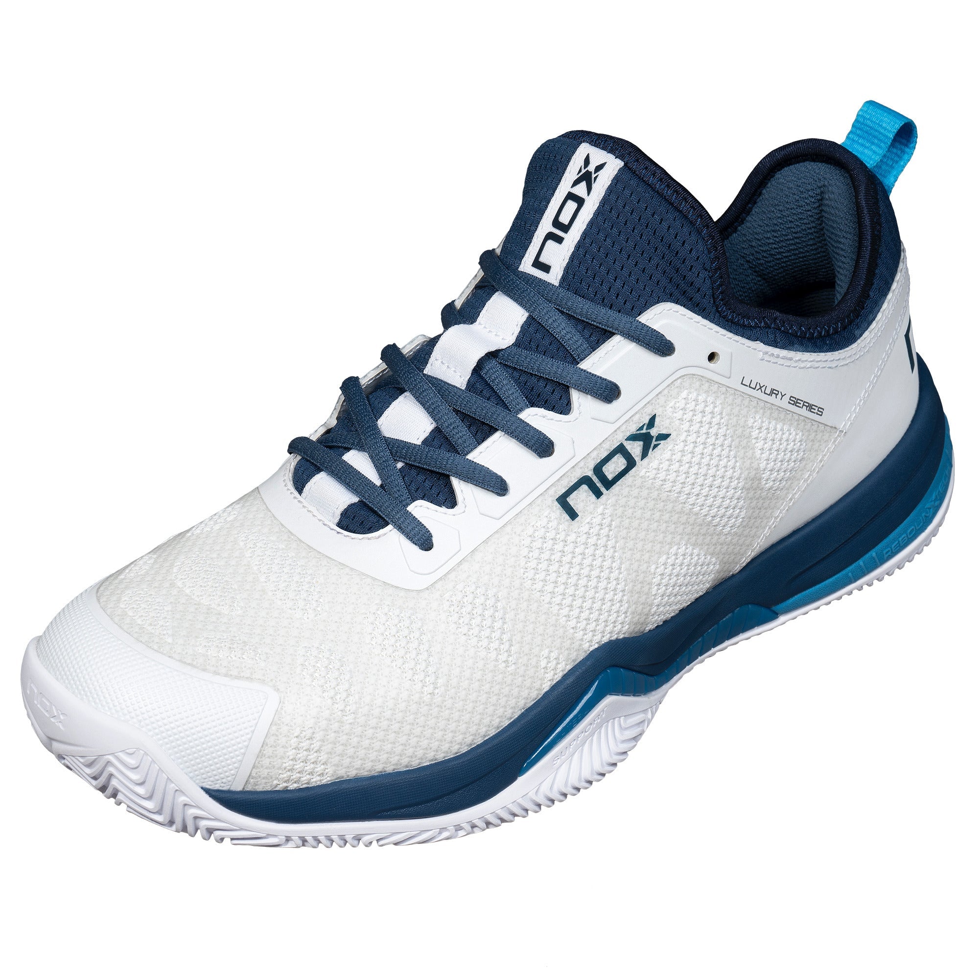 Zapatillas de pádel Nox NERBO Blanco/Azul sueco - NOX2024Zapatillas