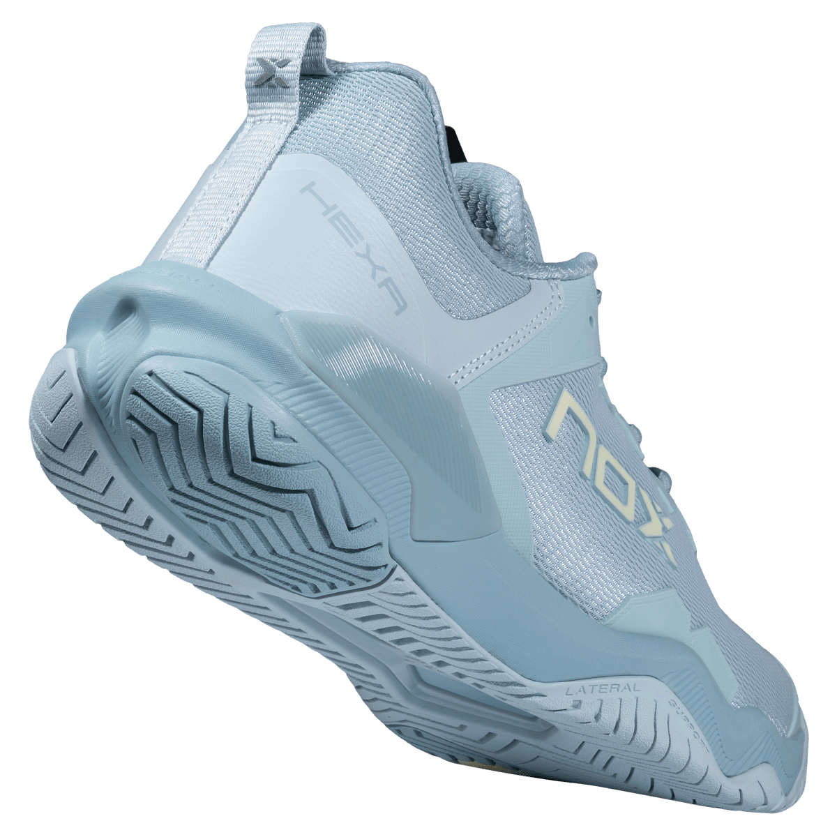 Zapatillas de Pickleball LUX HEXA Sky Blue/Grey Mist - NOXZapatillas Pickleball