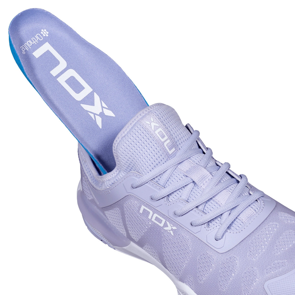 Zapatillas de Pickleball LUX NERBO Purple/White - NOXZapatillas Pickleball