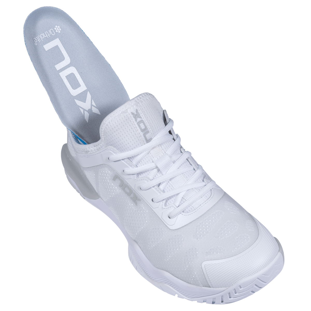 Zapatillas de Pickleball LUX NERBO White/Lunar Rock - NOXZapatillas Pickleball