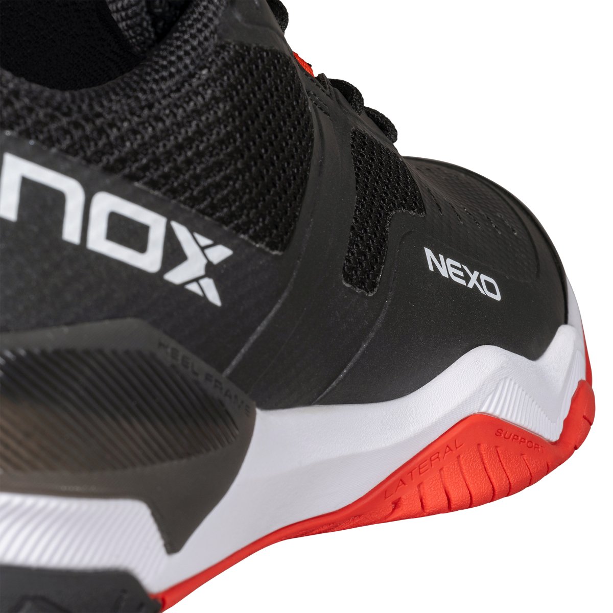 Zapatillas de Pickleball LUX NEXO Negro/Rojo Lava - NOXpickleballZapatillas Pickleball