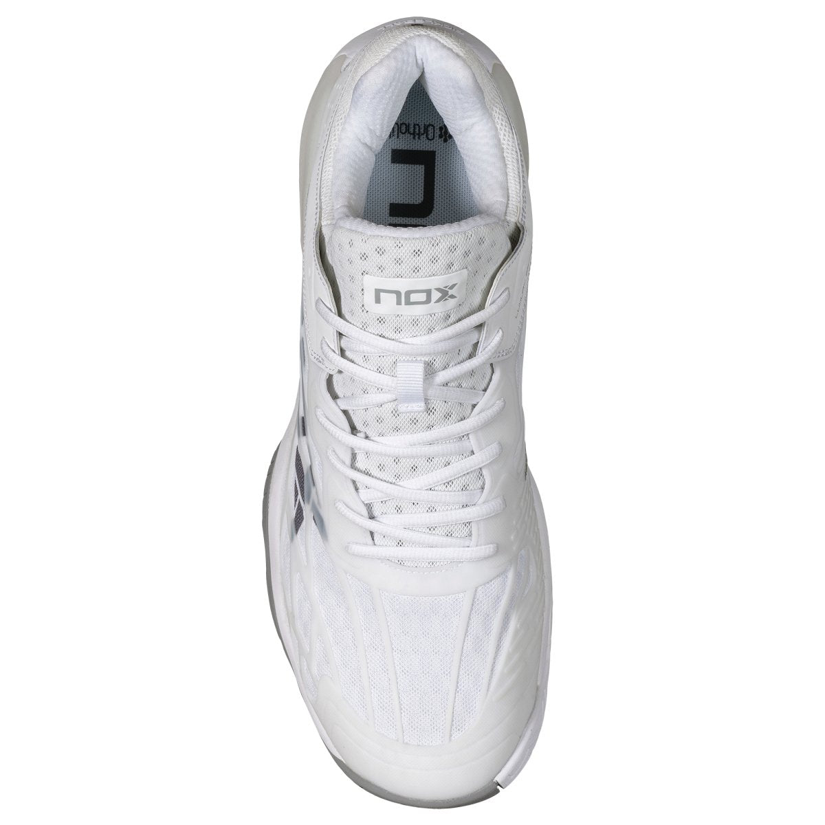 Zapatillas de Pickleball LUX TEMPO Blanco/Gris - NOXpickleballZapatillas Pickleball