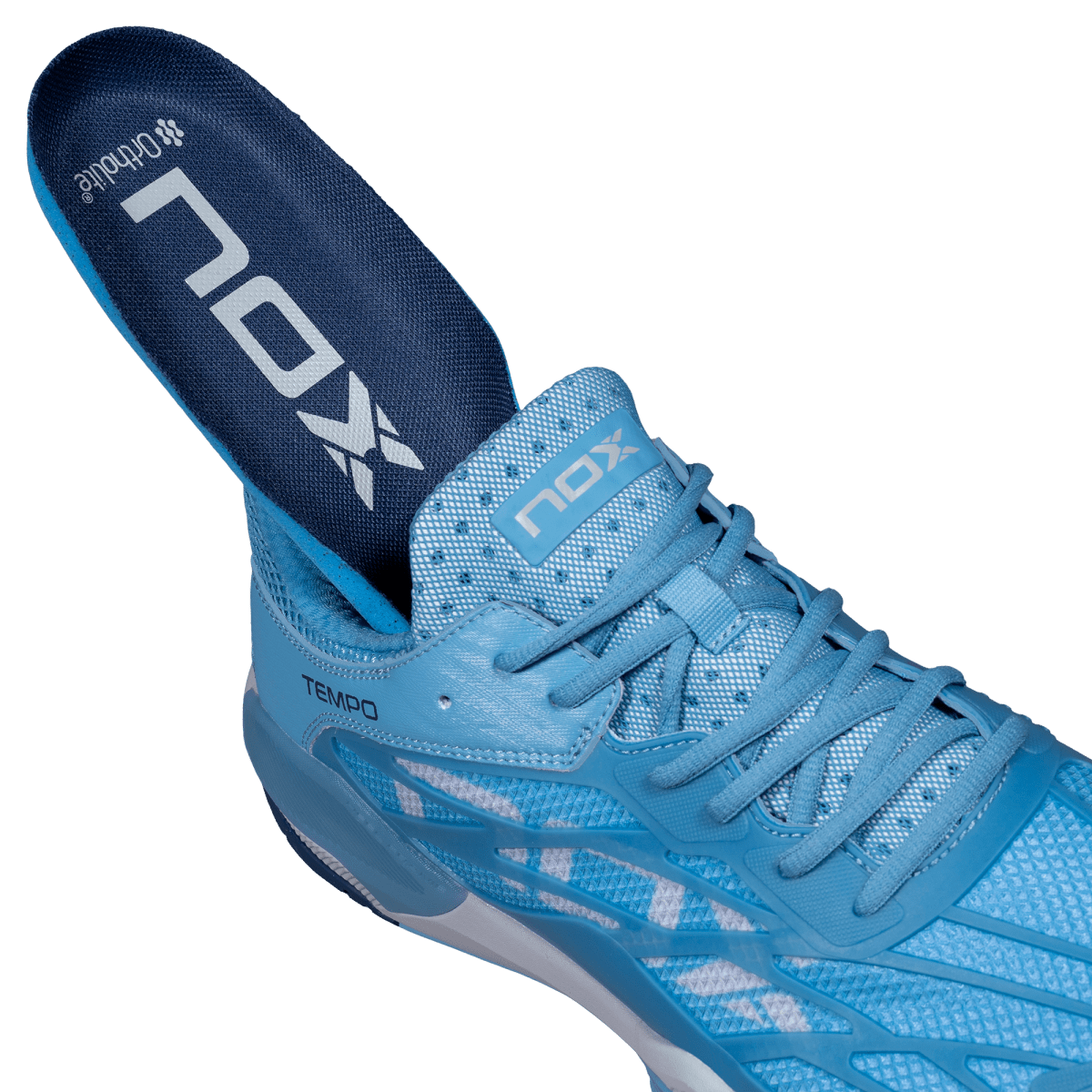 Zapatillas de Pickleball LUX TEMPO Niagara/Insignia Blue - NOXZapatillas Pickleball