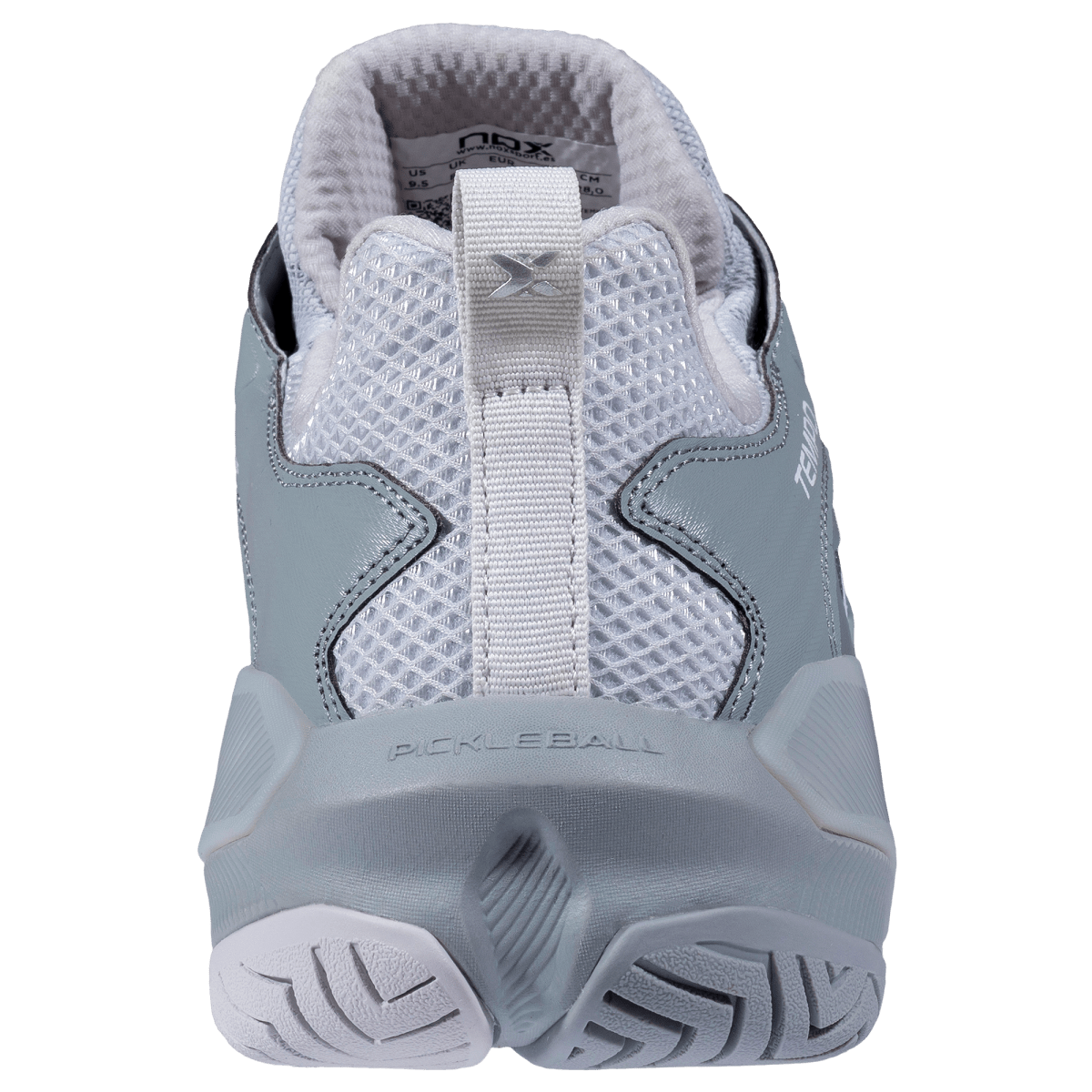 Zapatillas de Pickleball LUX TEMPO Ultimate Grey/White - NOXZapatillas Pickleball