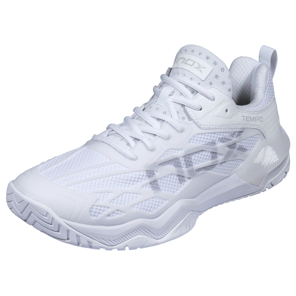 Zapatillas de Pickleball LUX TEMPO White/Violet Grey - NOXZapatillas Pickleball