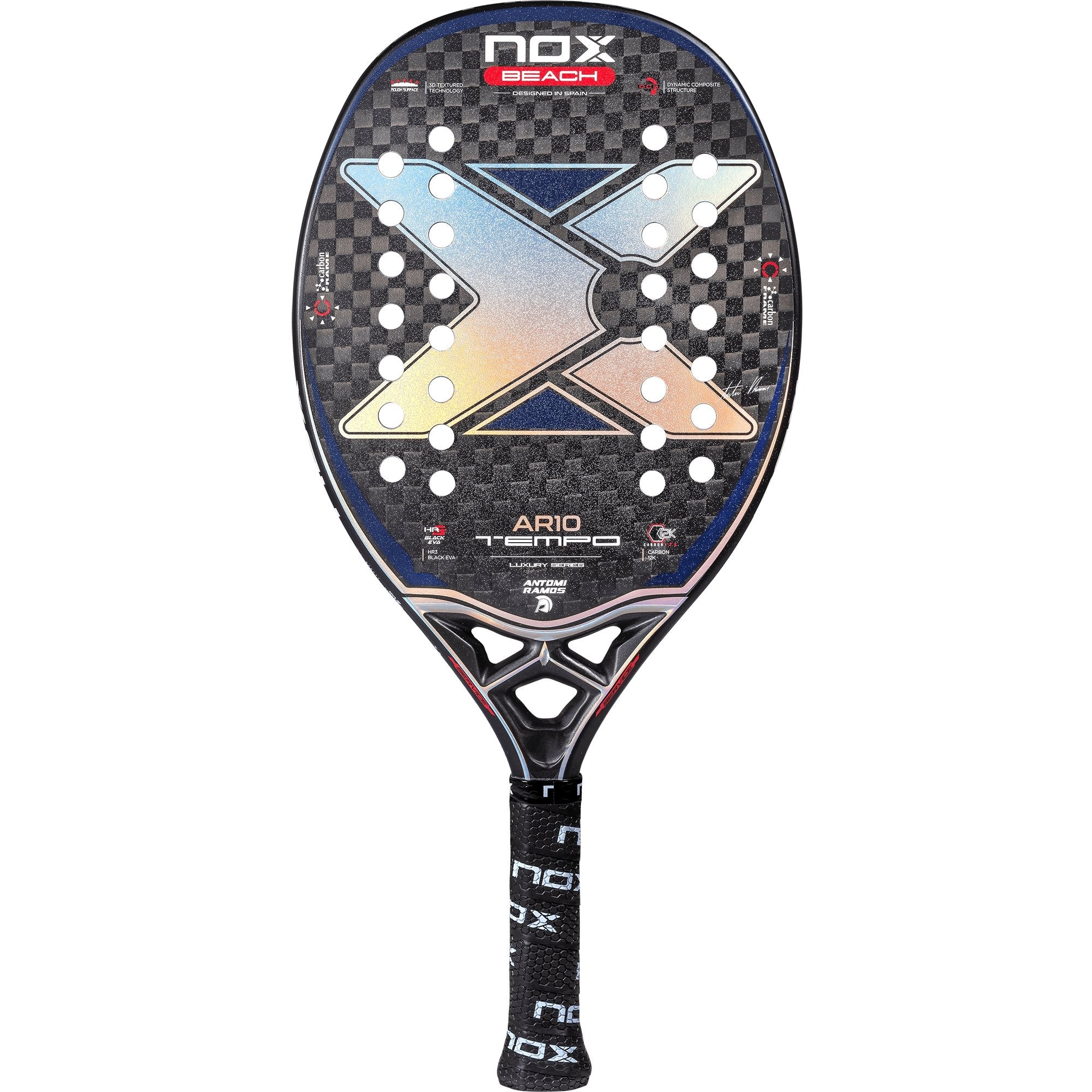 Pala de beach tennis AR10 TEMPO 2022 - NOX2022Palas Beach Tennis
