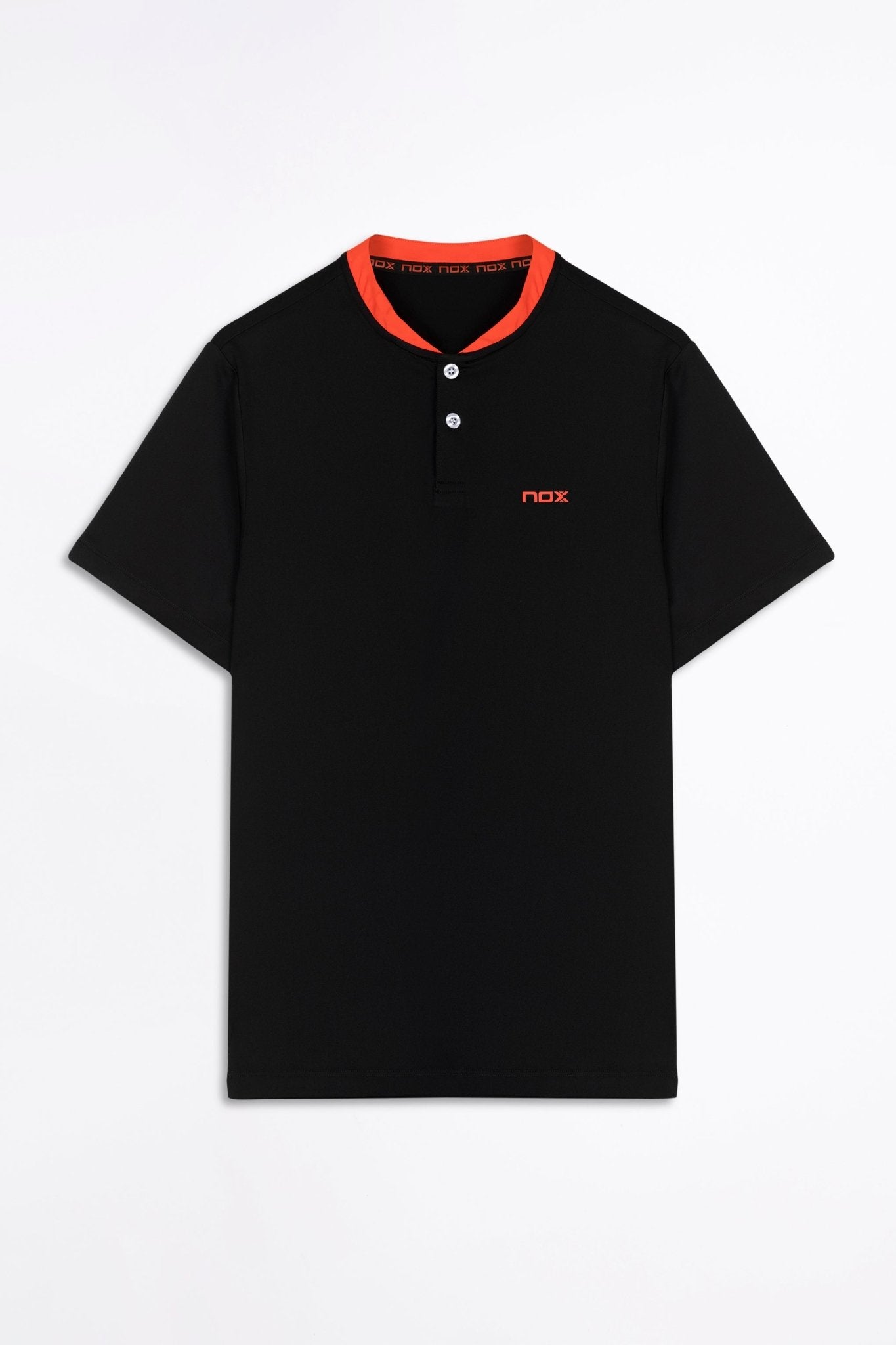 Polo deportivo hombre TEAM REGULAR negro - NOXpadelPolo