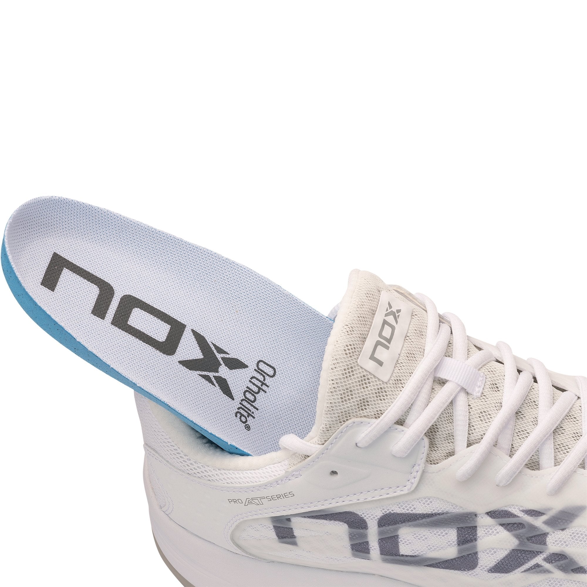 Zapatillas de pádel Nox AT10 LUX Blanco/Gris - NOXat10luxZapatillas