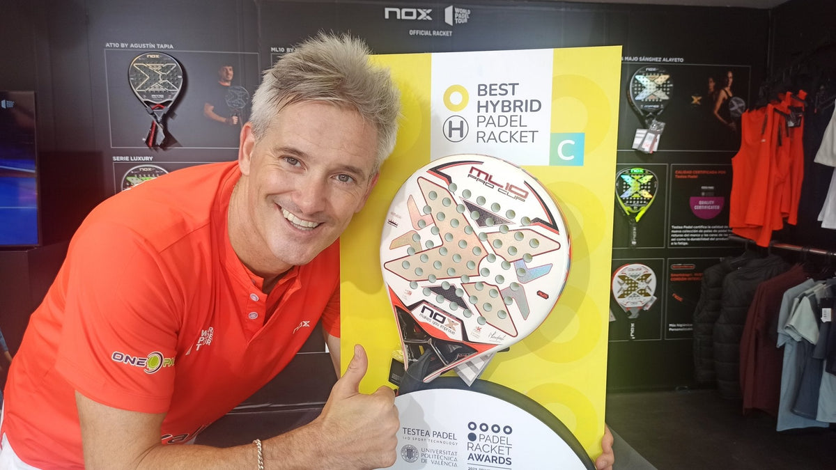 NOX, double award winner at the Testea Padel Racket Awards 2023.