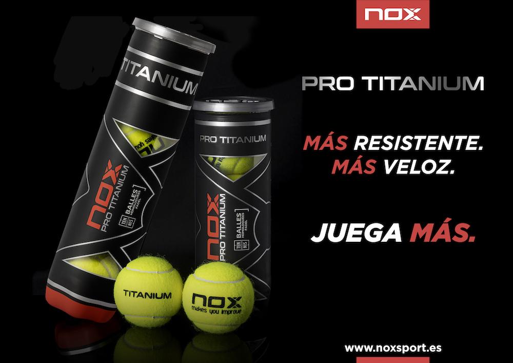 Pelotas de pádel PRO TITANIUM | NOX