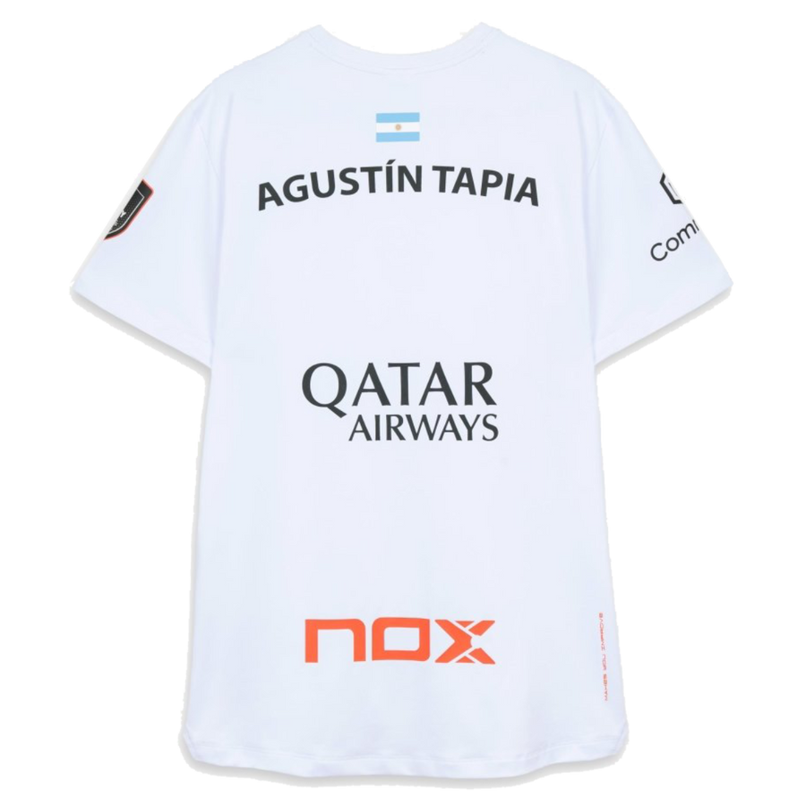 Sponsors AT10 Agustin Tapia White T-Shirt 2026