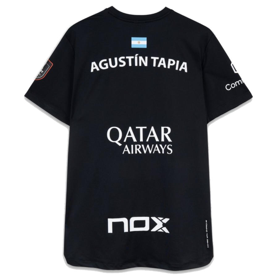 Sponsors AT10 Black Agustin Tapia T-shirt 2026