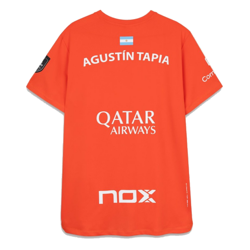 Patrocinadores AT10 Agustin Tapia Camisola vermelha 2026