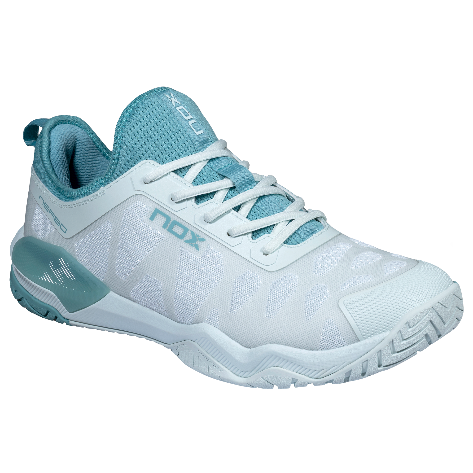 Zapatillas de Pickleball LUX NERBO Morning Mist/Turquoise