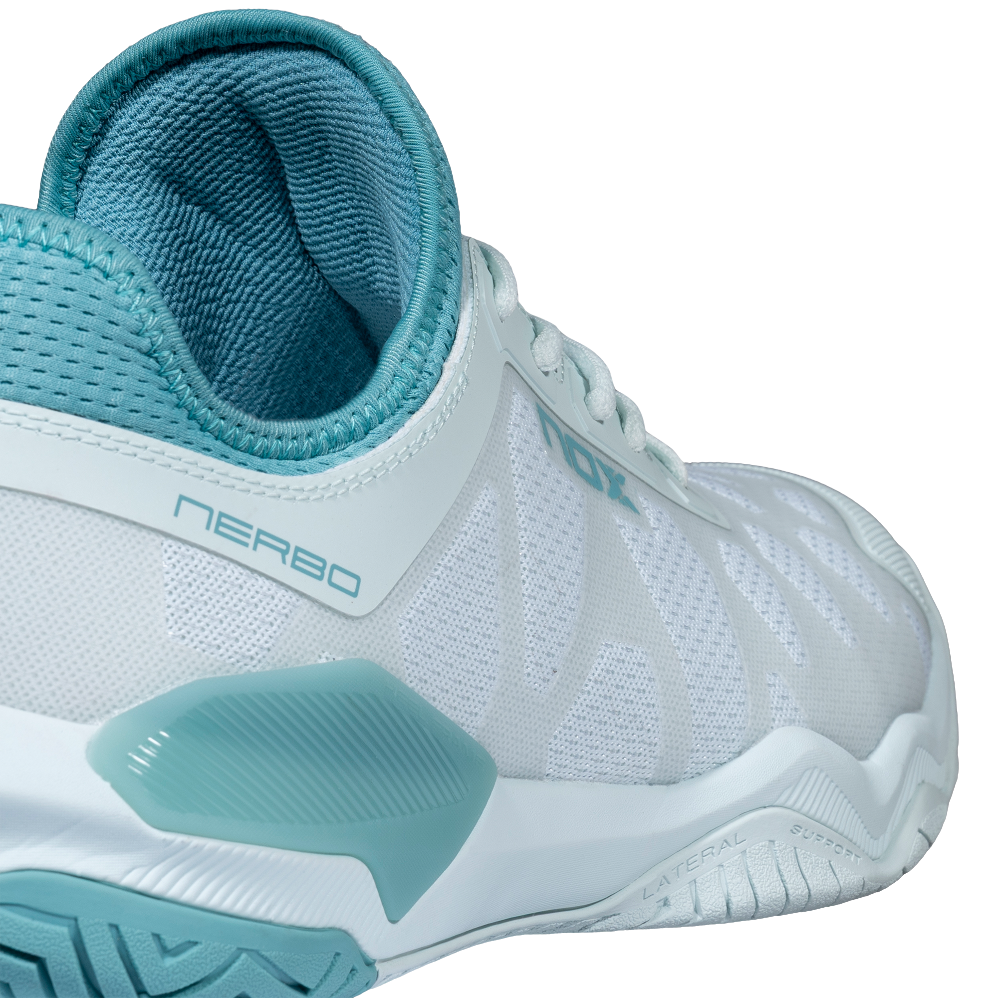 Zapatillas de Pickleball LUX NERBO Morning Mist/Turquoise