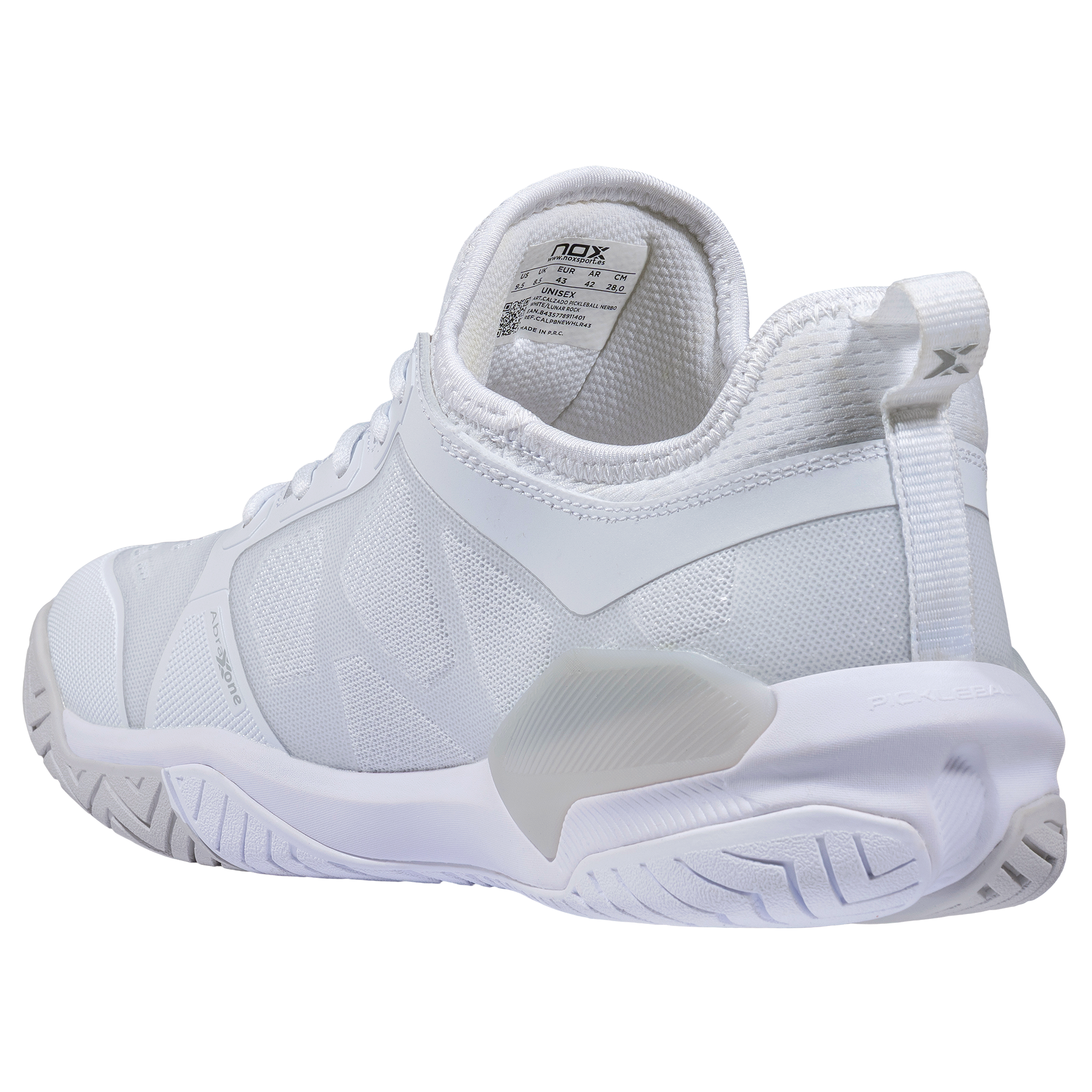 Zapatillas de Pickleball LUX NERBO White/Lunar Rock