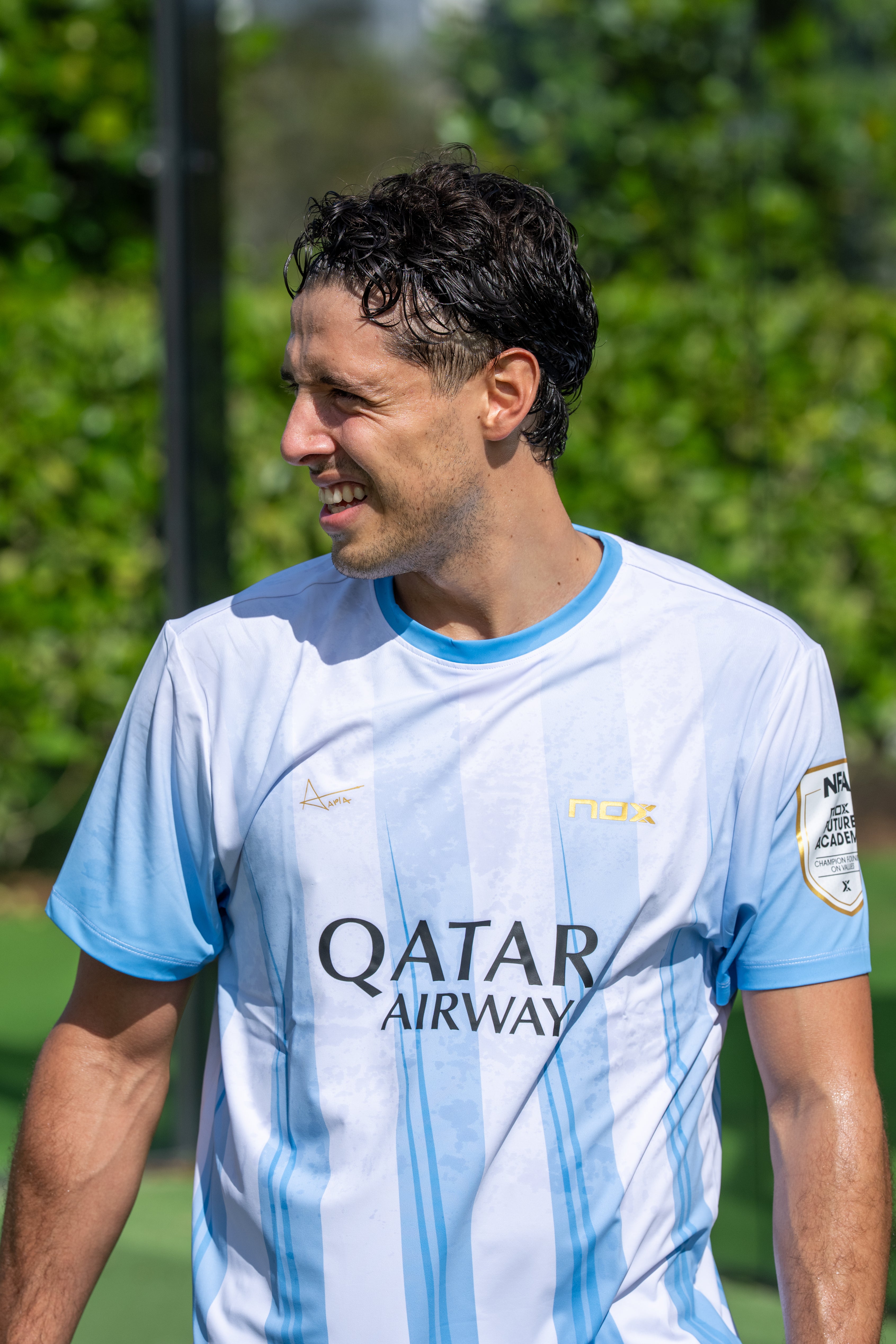 Camiseta Sponsors AT10 Azul Claro de Agustín Tapia