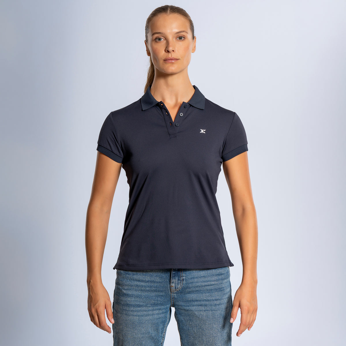 Polo Mujer CORP Navy Blue
