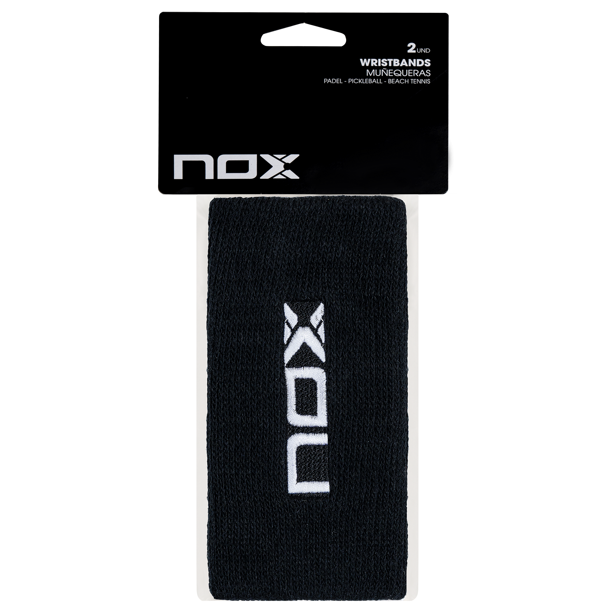 Pulseiras desportivas NOX longas preto/branco