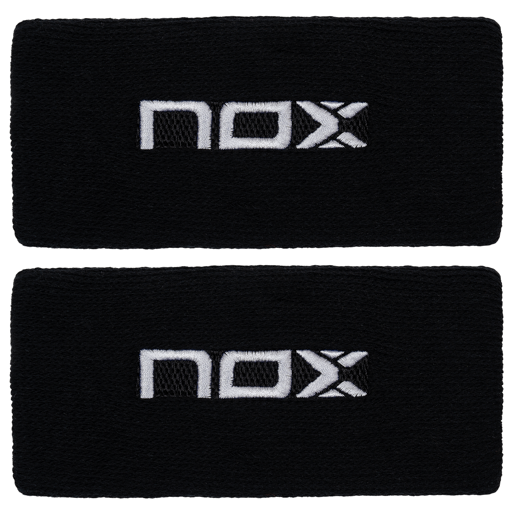NOX long sport wristbands black/white