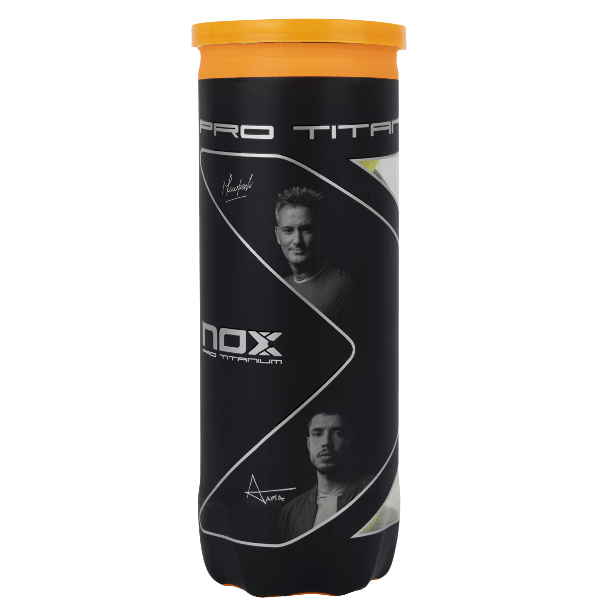 Bote de 3 pelotas de pádel PRO TITANIUM - NOXAllBolas