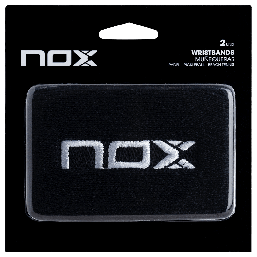 녹스 BLISTER WITH 2 BLACK WITH WHITE LOGO WRISTBANDS 볼·액세서리
