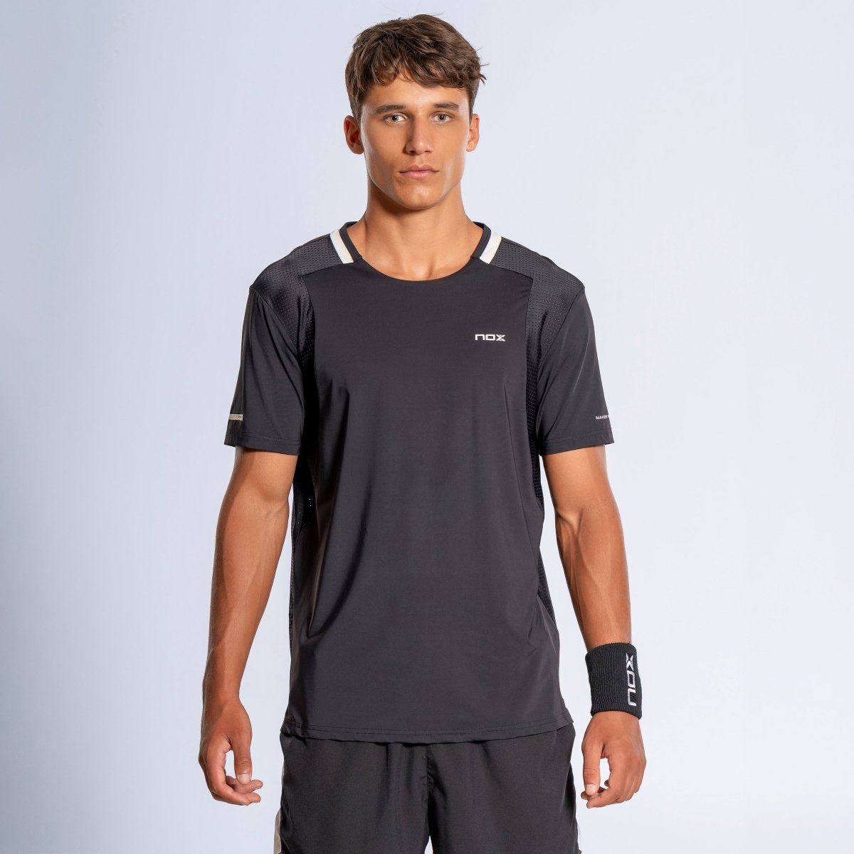 Camiseta Hombre PRO Jet Black - NOXCamisetas
