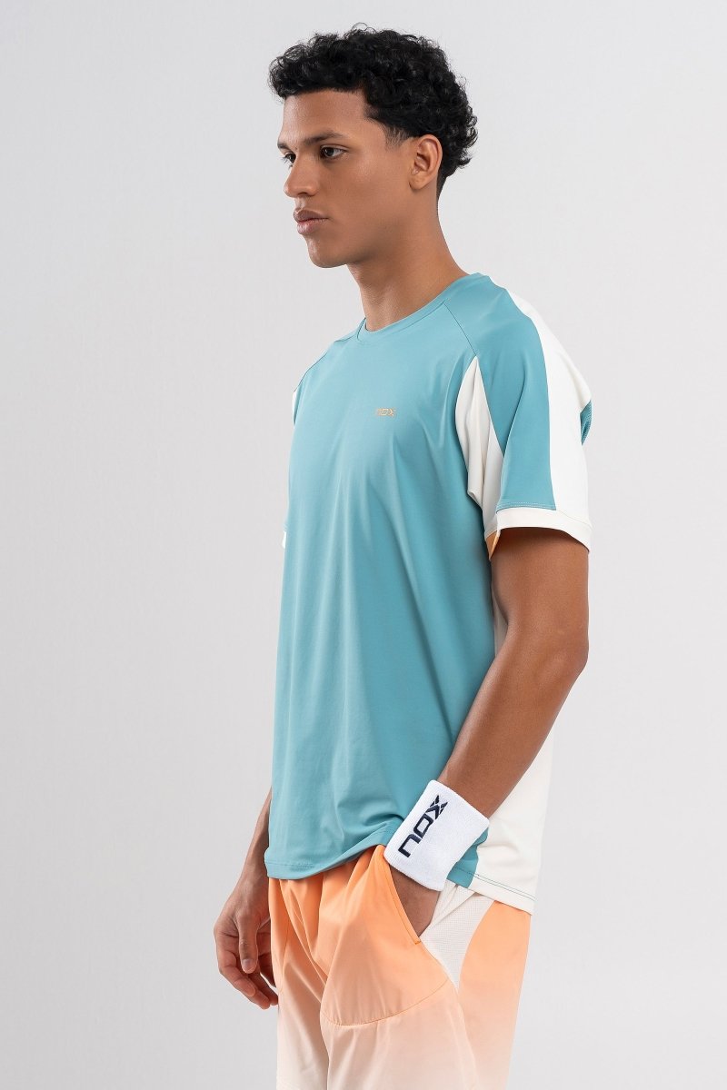 T-shirt PRO para homem Turquesa