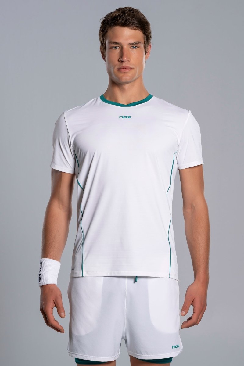 Camiseta Hombre PRO White/Ivy Green - NOXcamisetaCamisetas
