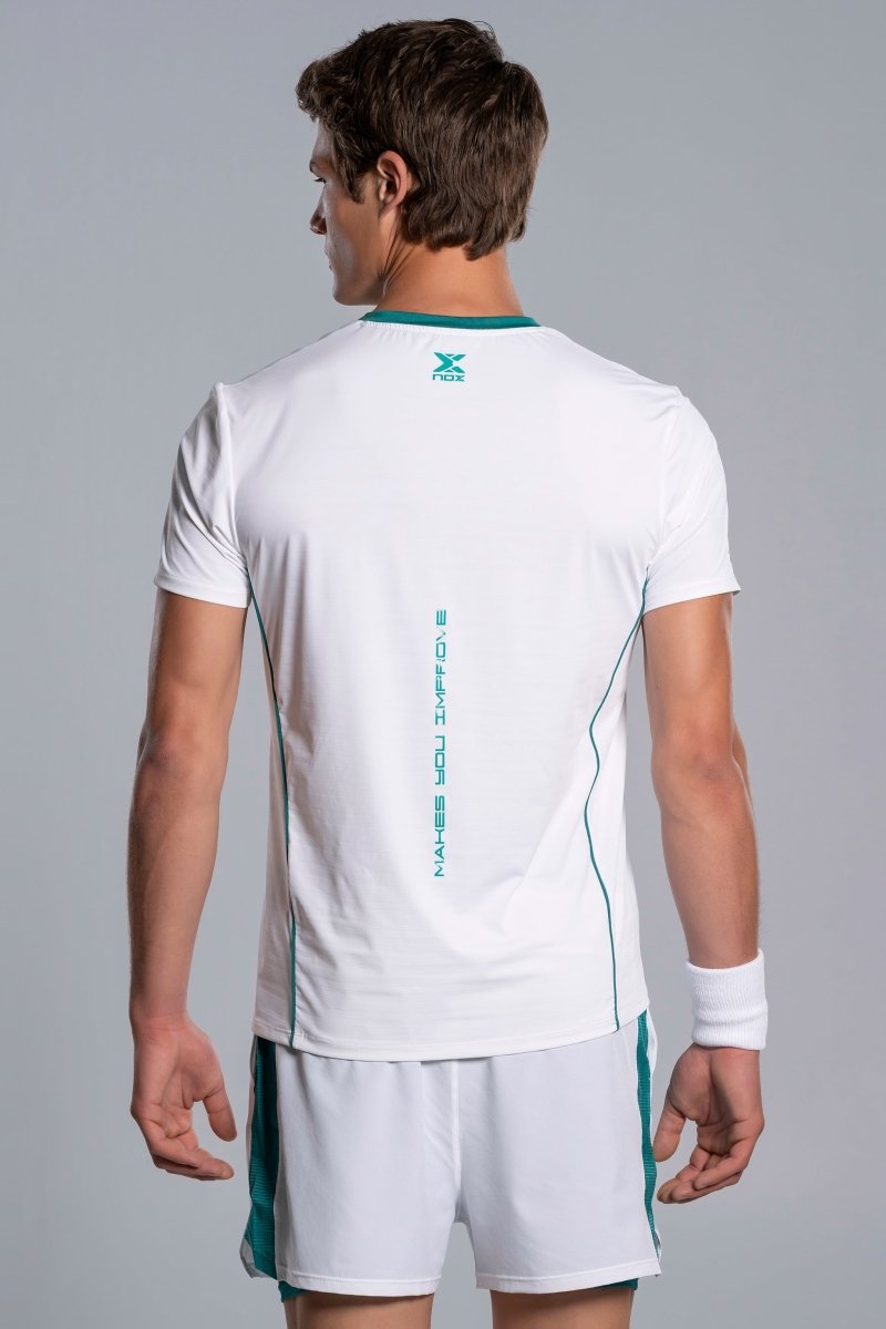 Camiseta Hombre PRO White/Ivy Green - NOXcamisetaCamisetas