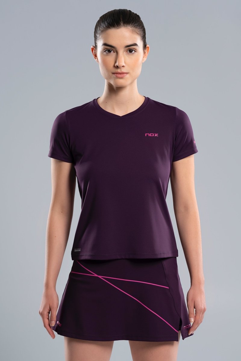 T-Shirt PRO roxa profunda para mulher