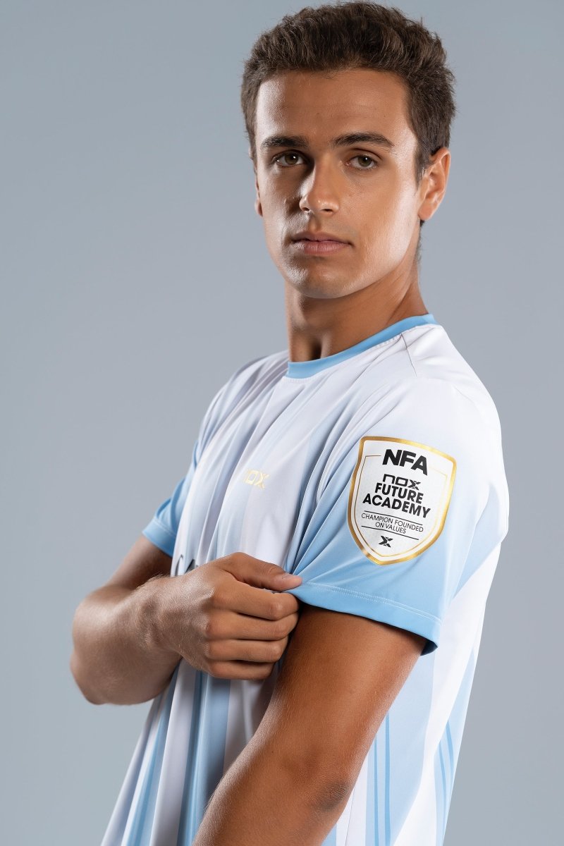 Camiseta Sponsors AT10 Azul Claro de Agustín Tapia - NOXcamisetaCamisetas