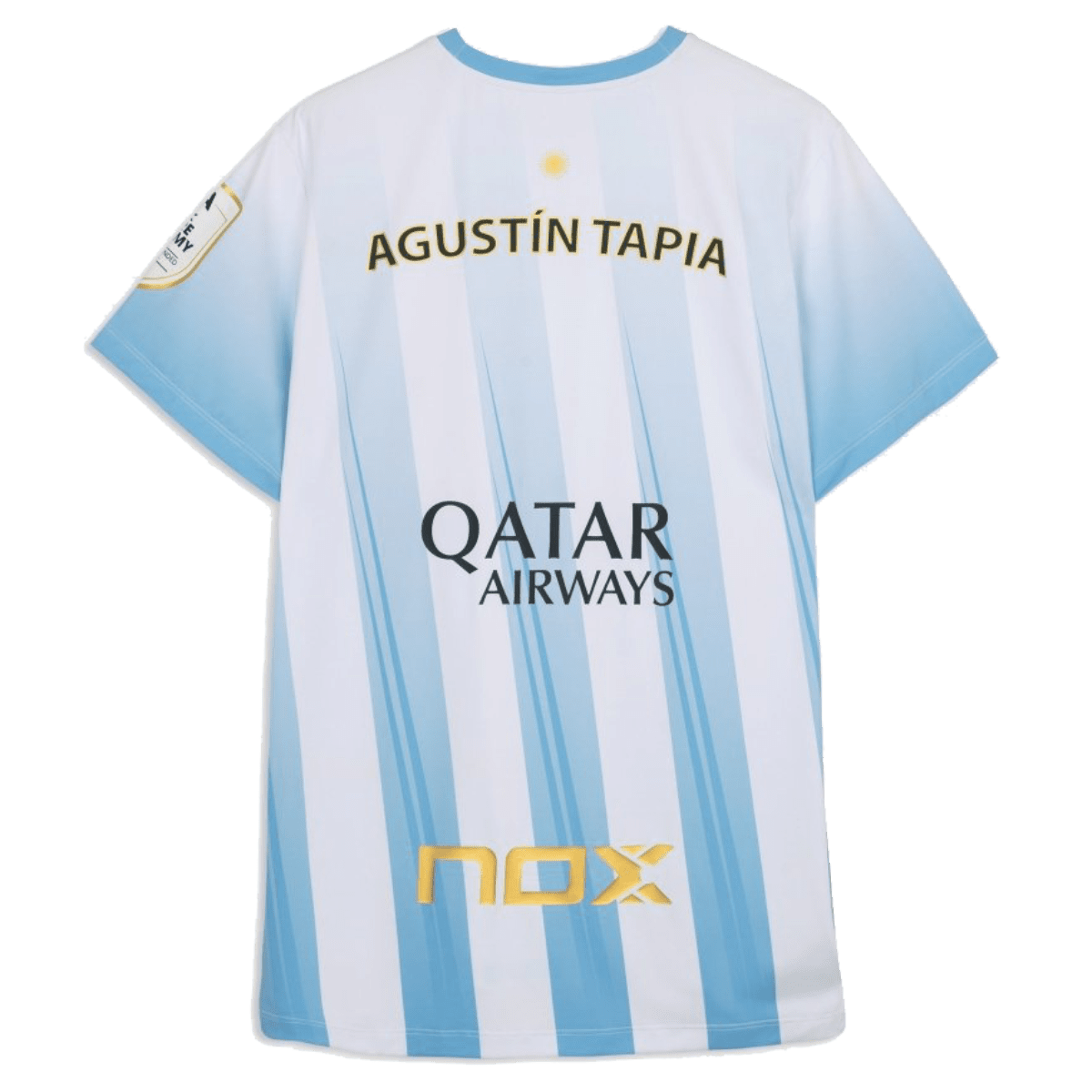Camiseta Sponsors AT10 Azul Claro de Agustín Tapia - NOXAllCamisetas