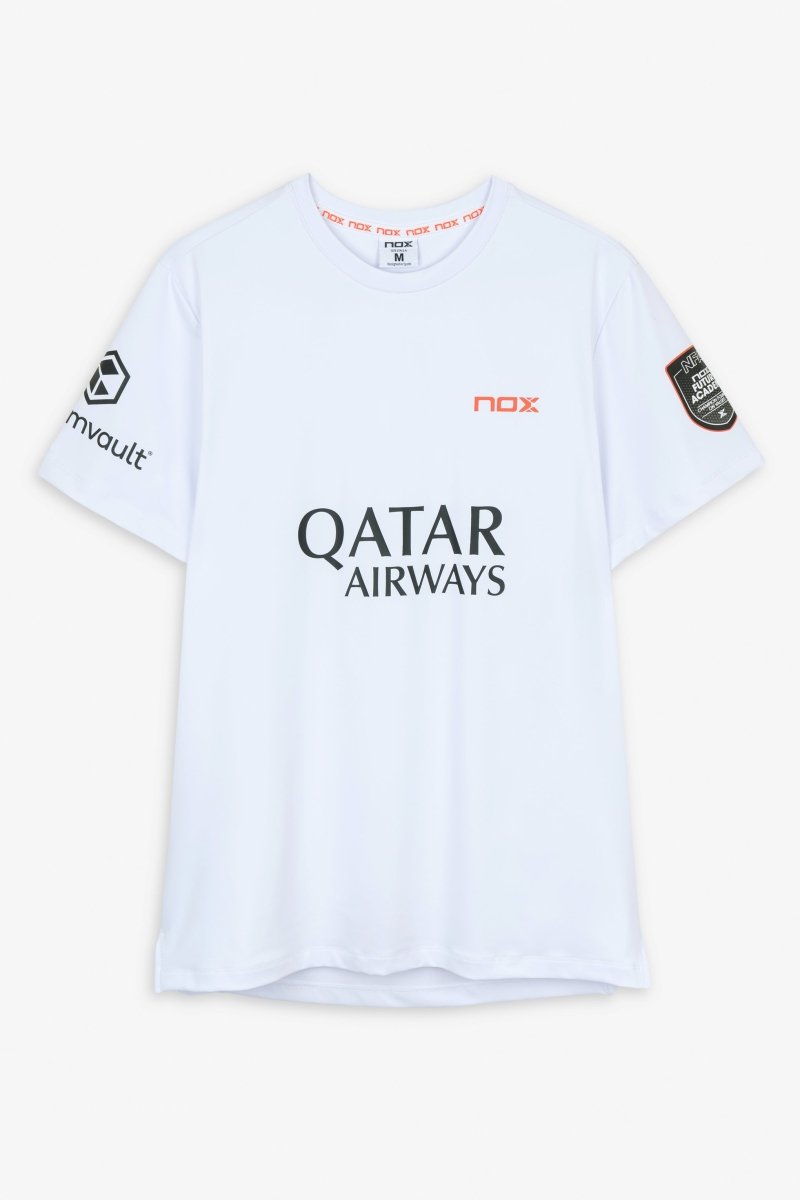 Camiseta Sponsors AT10 Blanco de Agustín Tapia 2026 - NOXreplicasCamisetas