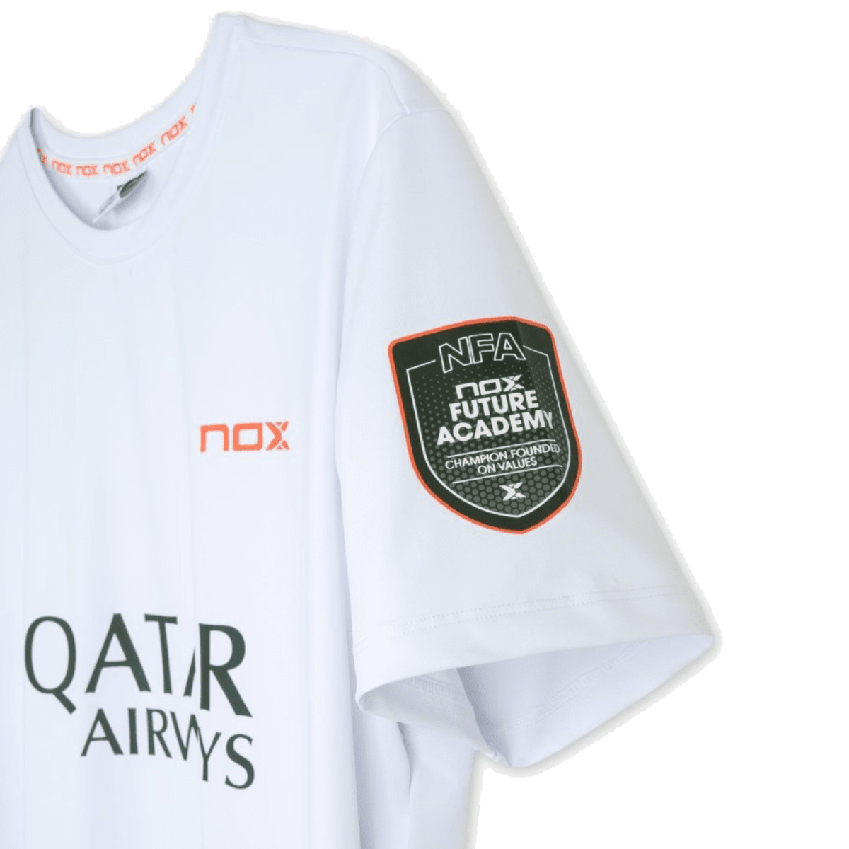 Camiseta Sponsors AT10 Blanco de Agustín Tapia 2026 - NOXAgustín Tapia 2025Camisetas
