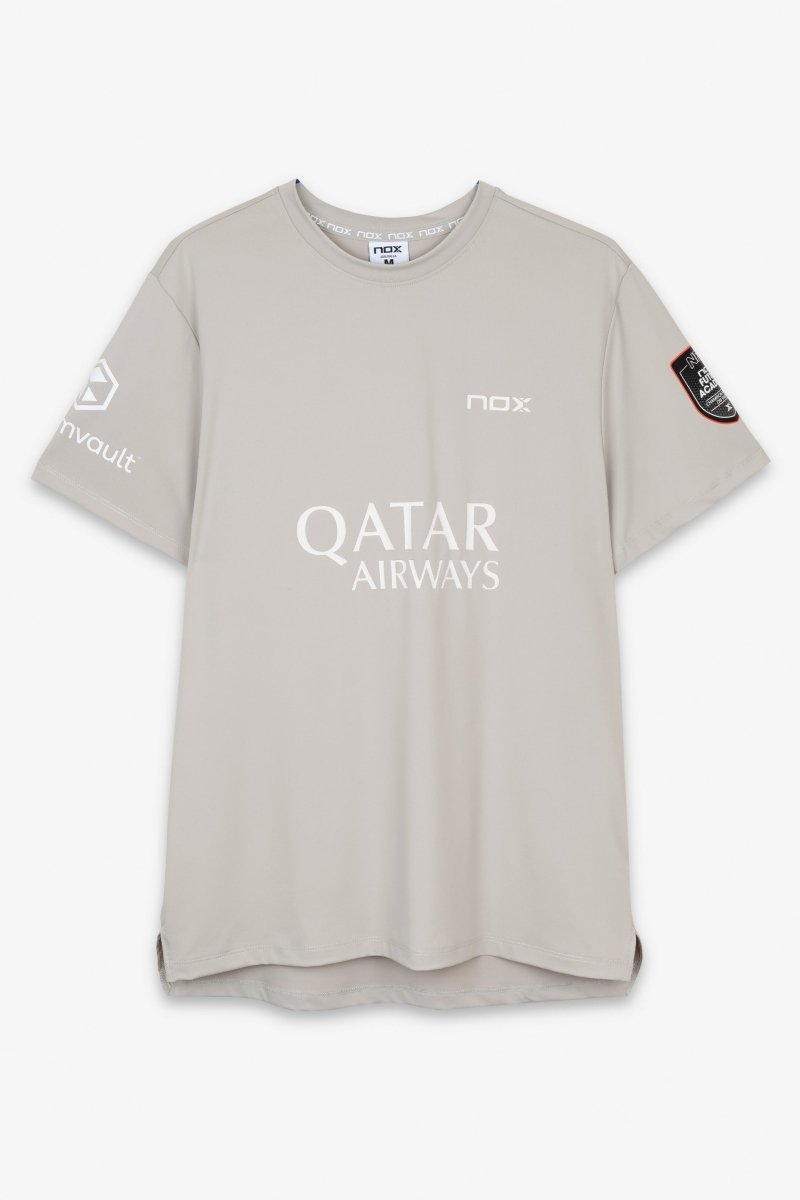 Camiseta Sponsors AT10 Gris Suave de Agustín Tapia 2026 - NOXreplicasCamisetas