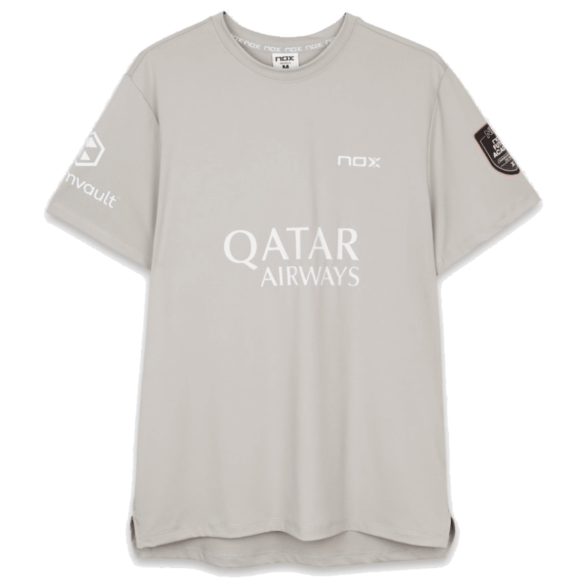 Camiseta Sponsors AT10 Gris Suave de Agustín Tapia 2026 - NOXAllCamisetas