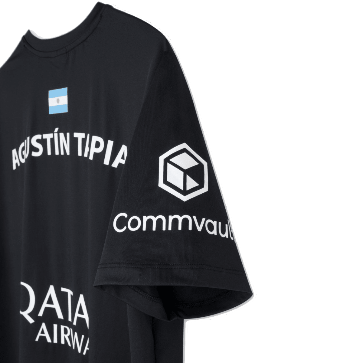 Camiseta Sponsors AT10 Negro de Agustín Tapia 2026 - NOXAllCamisetas