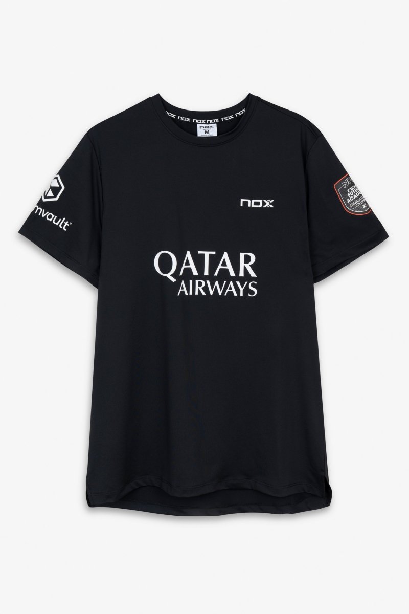 Camiseta Sponsors AT10 Negro de Agustín Tapia 2026 - NOXreplicasCamisetas