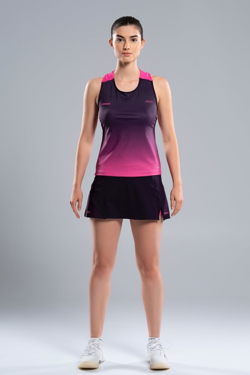 Camiseta Tirantes Mujer PRO Blackberry Rose Degraded - NOXfw25Camisetas