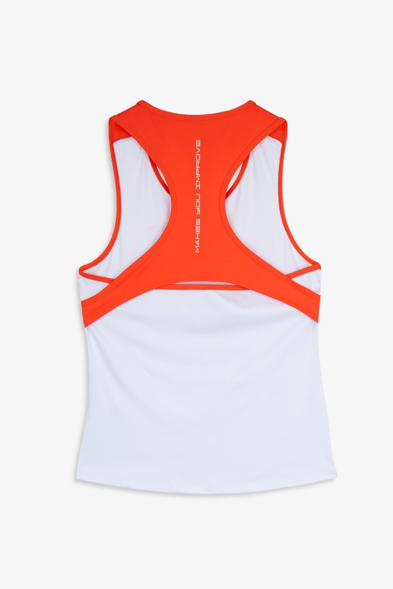 Camiseta Tirantes Mujer TEAM Blanco/Rojo - NOXcamisetaCamisetas